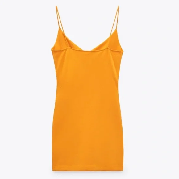 NEW! Zara Strappy Surplice Dress - Picture 5 of 9